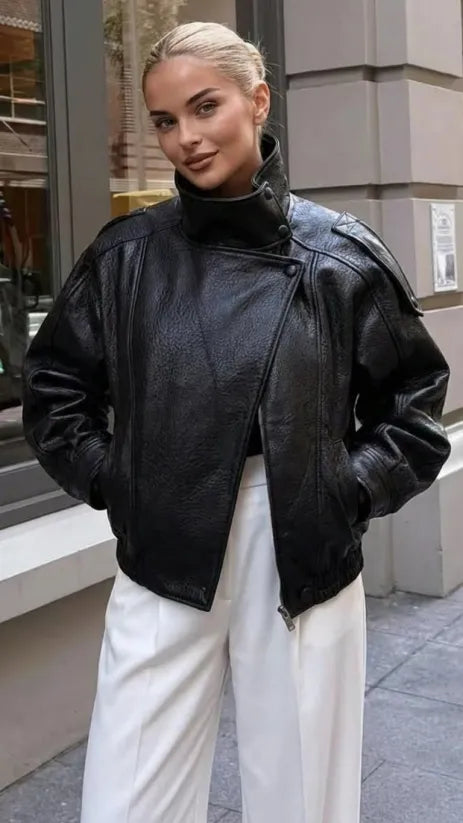 Elegante dames bomberjas met rits