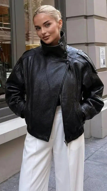 Elegante dames bomberjas met rits